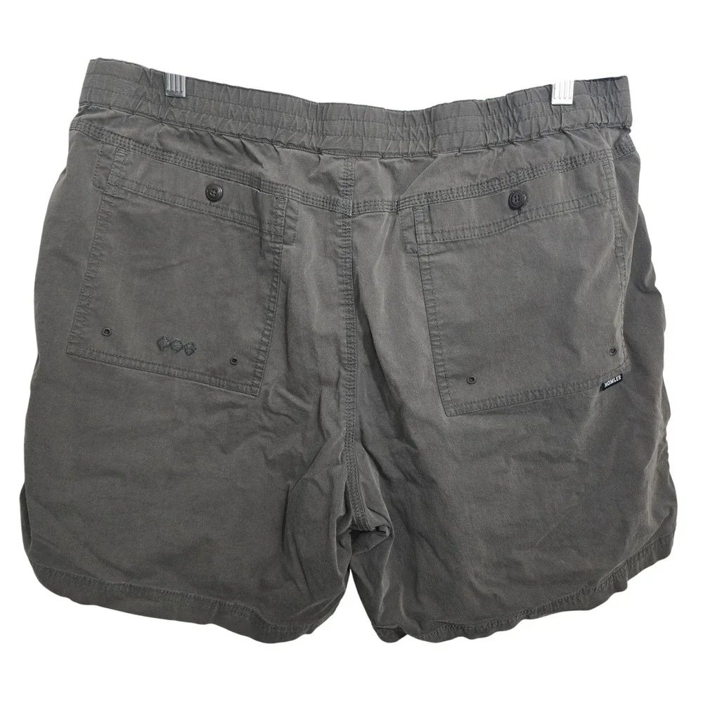 Howler Bros Horizon Hybrid Shorts Mens XXL Charcoal Grey Cotton‎ Nylon Stretch